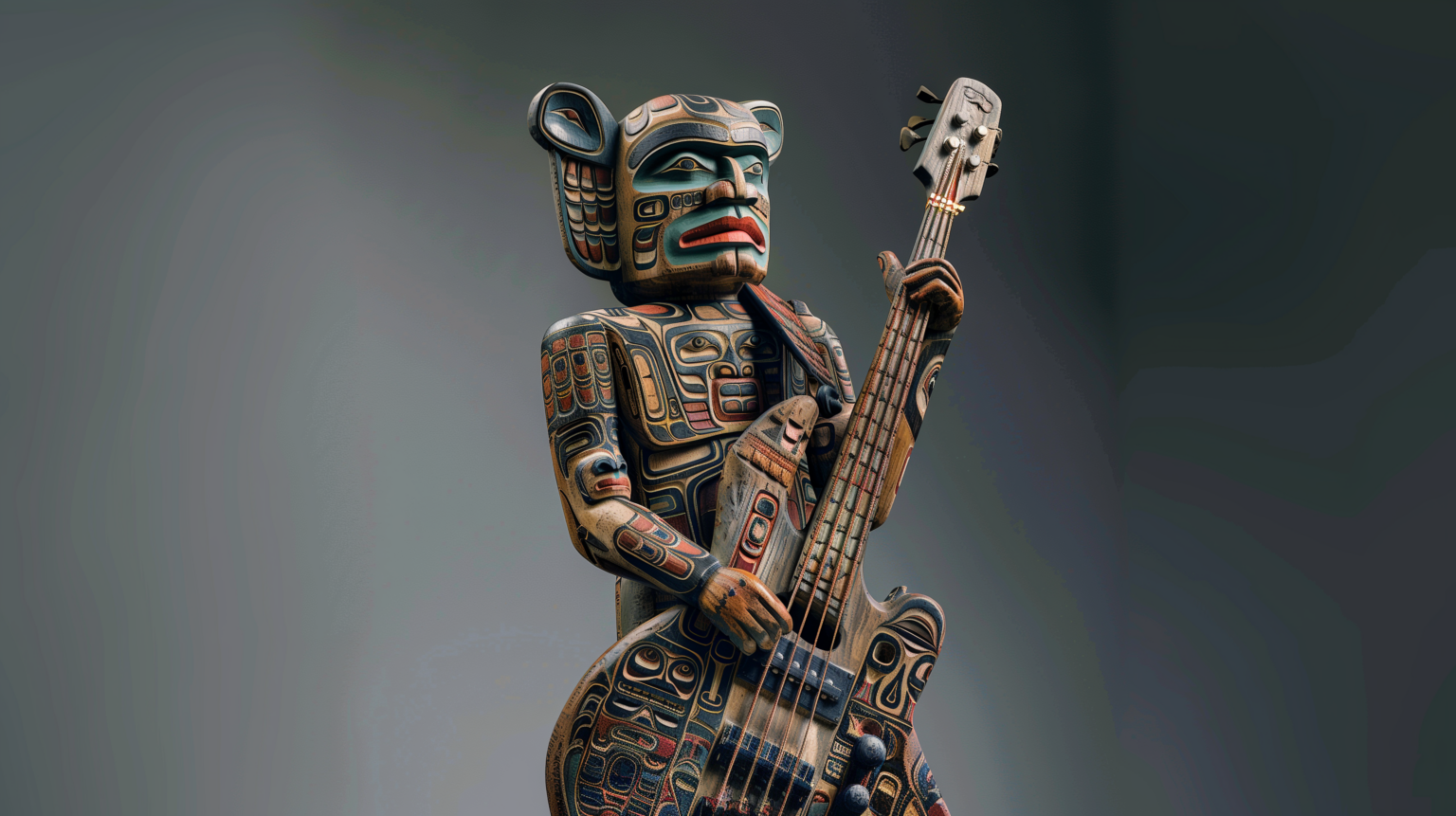 WilFriedBass_Indian_Totem Wil Fried Bass - Bassist aus Mainz www.wilfriedbass.de